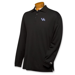 Kentucky Wildcats Men's CB DryTec LS Championship Polo - Black